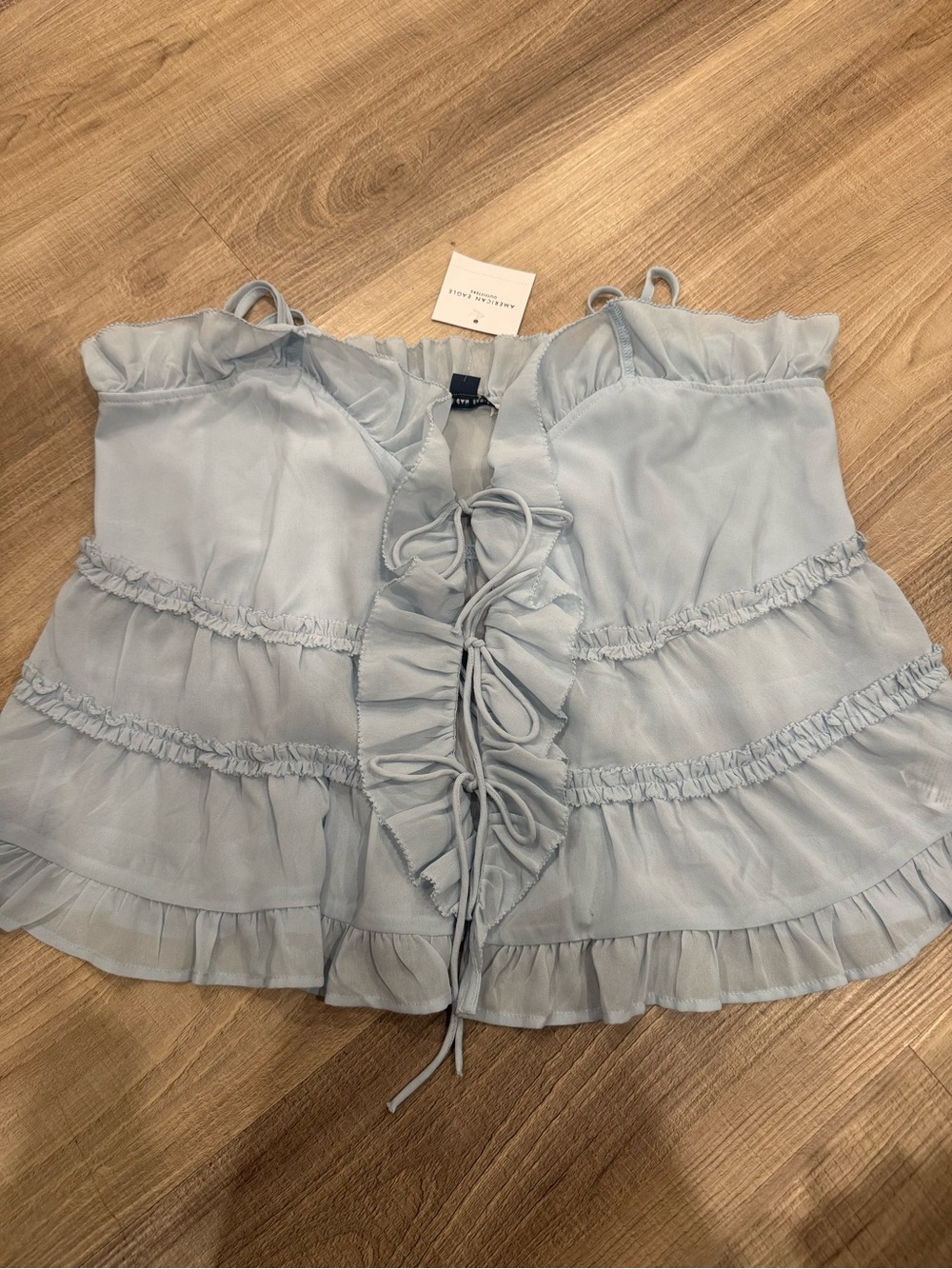 American Eagle Ruffle tanks - Picture 3 of 3